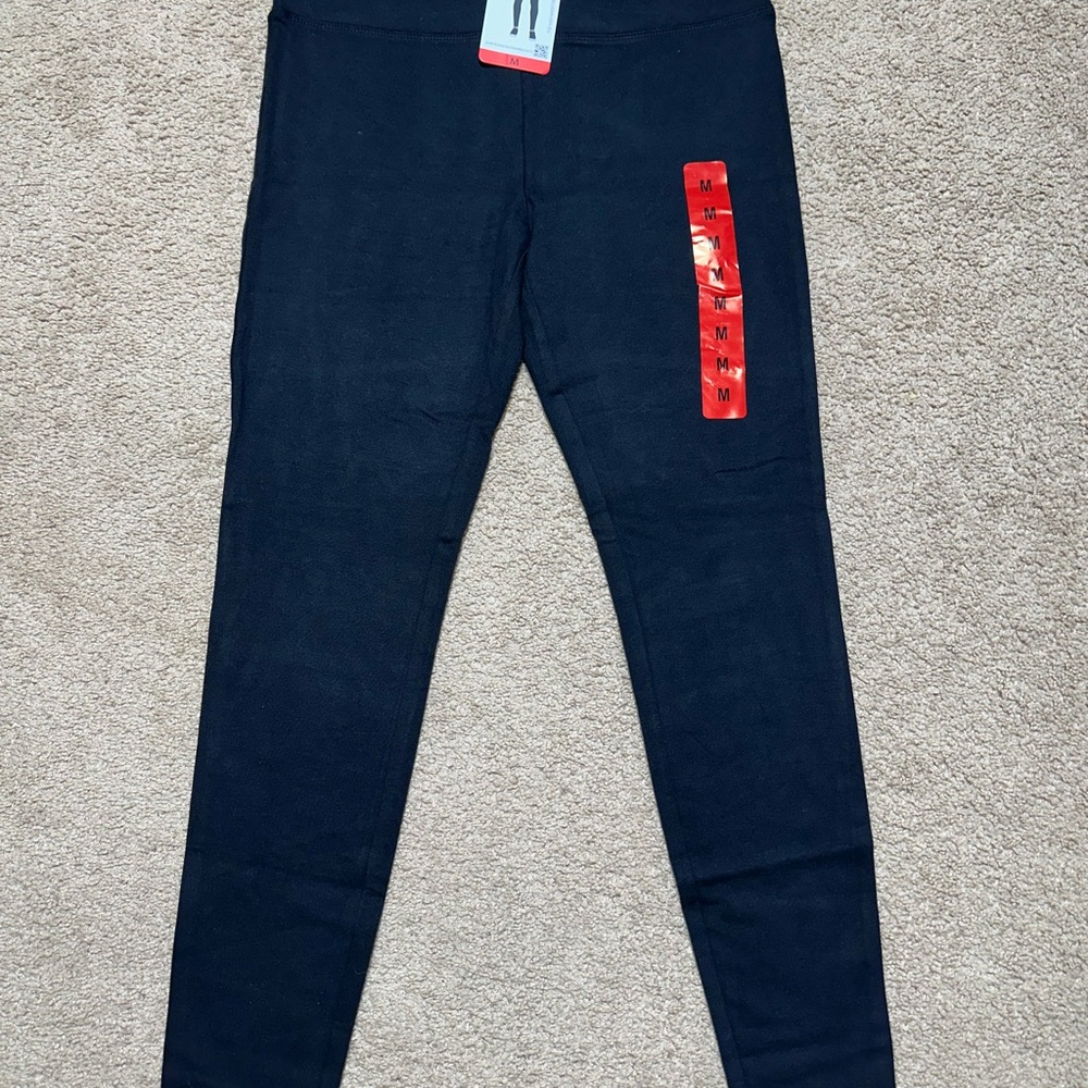 Max & Mia Womens High Waist French Terry Legging